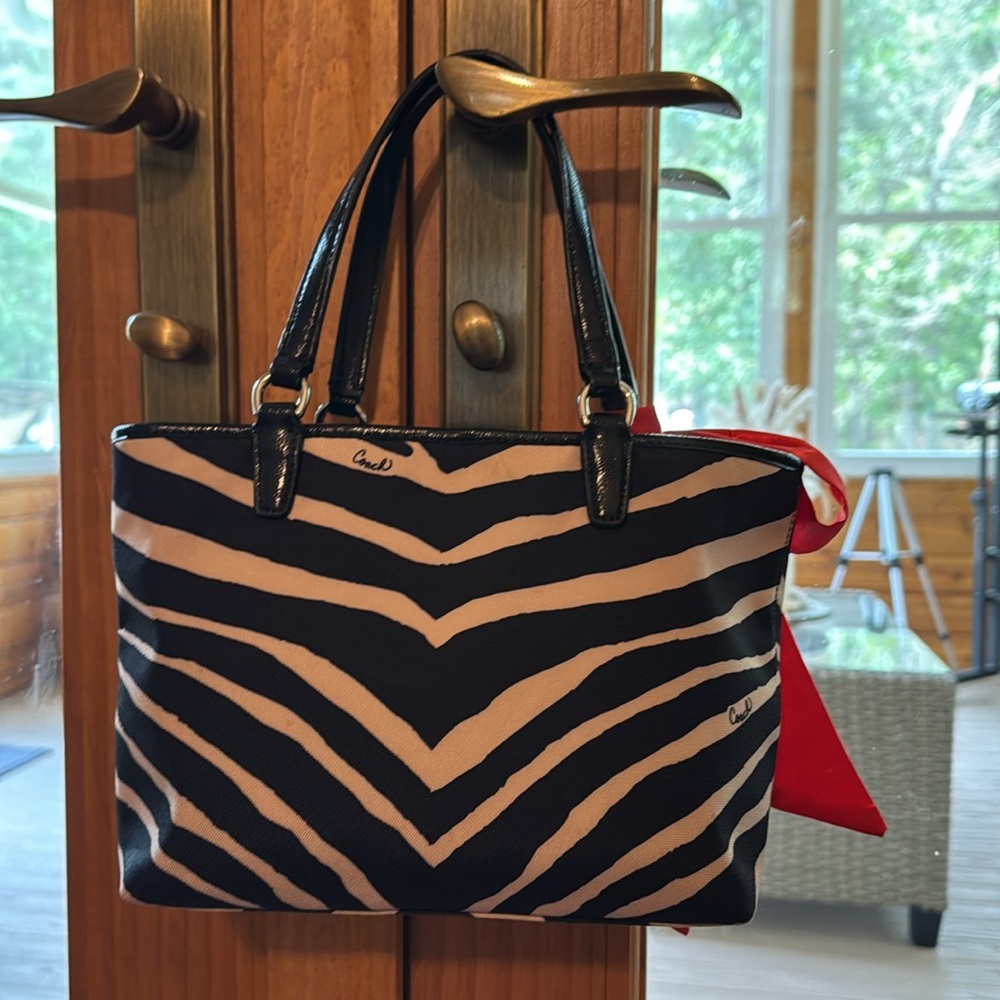 Coach Zebra Bag - Picture 5 of 16